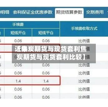 近来【焦炭期货与现货套利焦炭期货与现货套利比较】-第2张图片