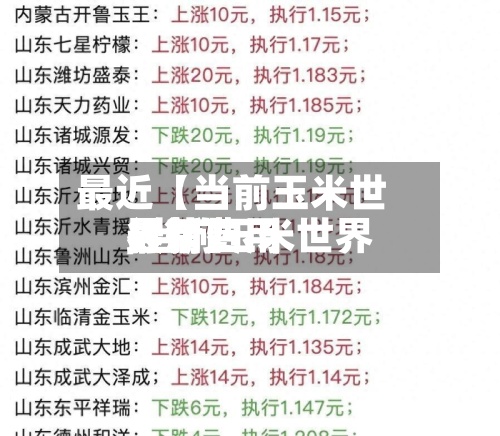 最近【当前玉米世界
最新费用
,当前玉米世界
最新费用
行情】-第2张图片
