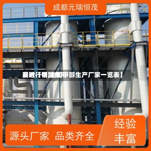 最近【甲醇费用
实时行情,全国甲醇生产厂家一览表】-第2张图片