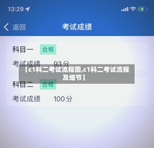 【c1科二考试流程图,c1科二考试流程及细节】-第2张图片