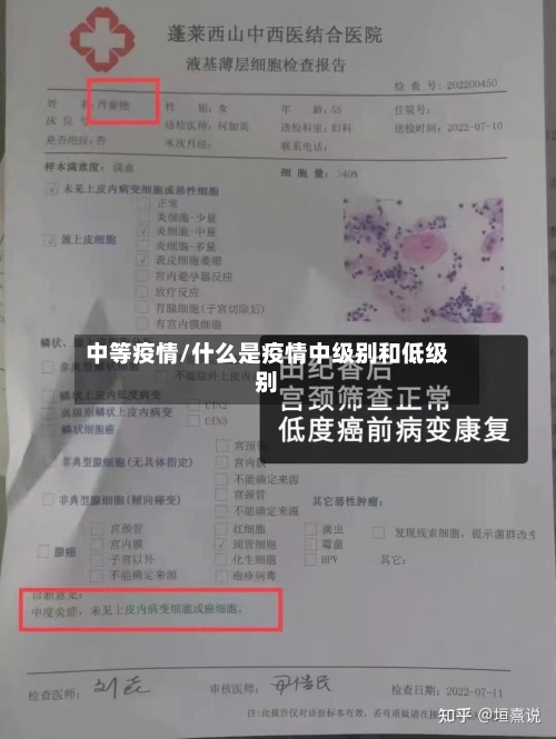 中等疫情/什么是疫情中级别和低级别