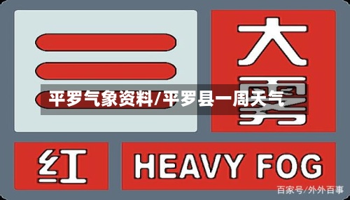 平罗气象资料/平罗县一周天气-第3张图片