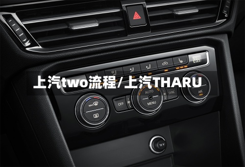 上汽two流程/上汽THARU-第2张图片