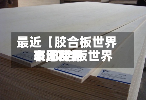 最近【胶合板世界市场费用表,胶合板世界市场费用表图片】-第2张图片