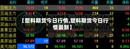 【塑料期货今日行情,塑料期货今日行情最新】-第2张图片