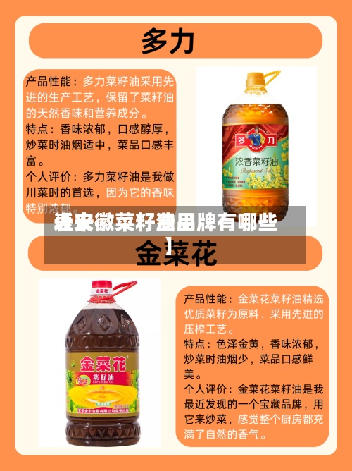 近来【安徽菜籽费用表安徽菜籽油品牌有哪些】