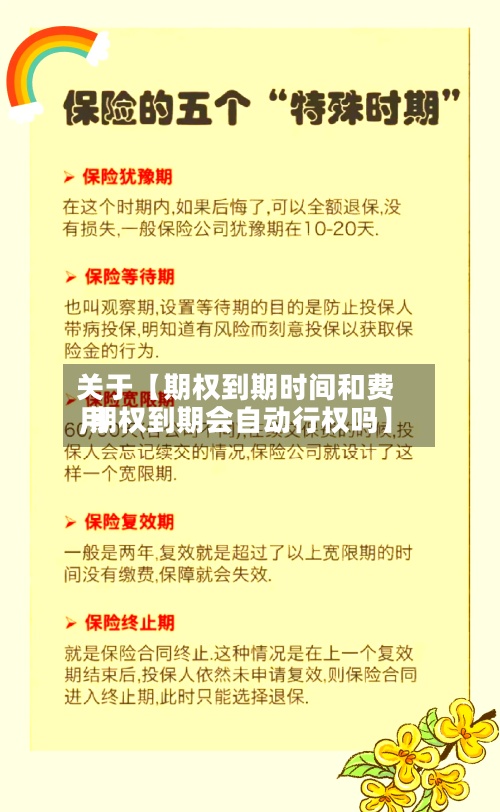 关于【期权到期时间和费用,期权到期会自动行权吗】