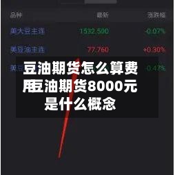 豆油期货怎么算费用
/豆油期货8000元是什么概念-第2张图片
