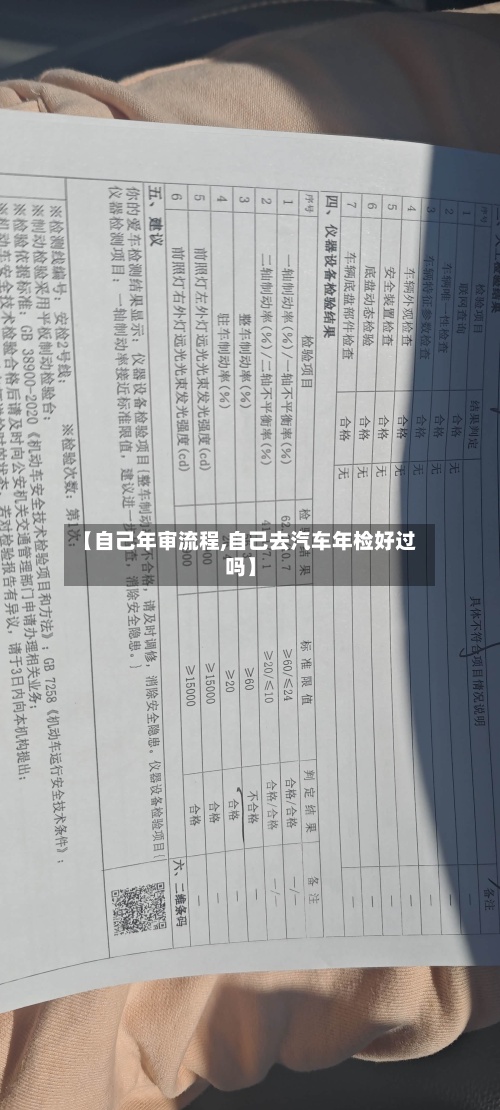 【自己年审流程,自己去汽车年检好过吗】