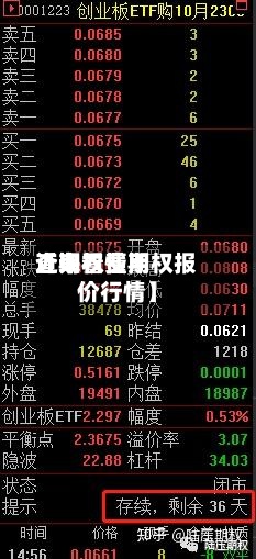近来
【期权费用
查询看懂期权报价行情】-第3张图片