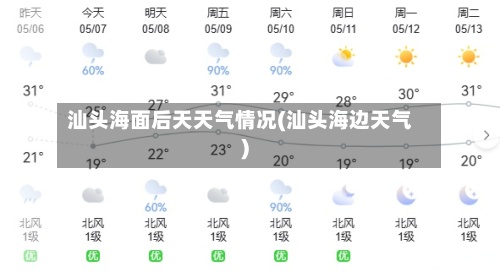 汕头海面后天天气情况(汕头海边天气)-第2张图片