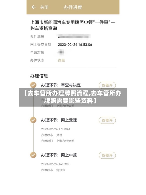 【去车管所办理牌照流程,去车管所办牌照需要哪些资料】-第2张图片