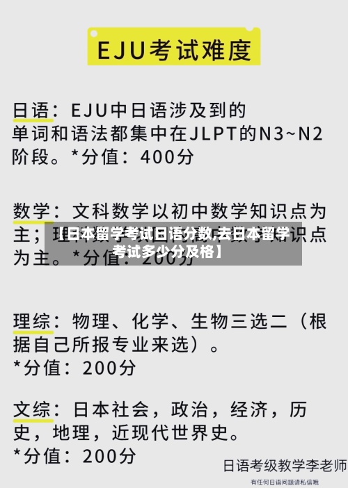 【日本留学考试日语分数,去日本留学考试多少分及格】-第2张图片