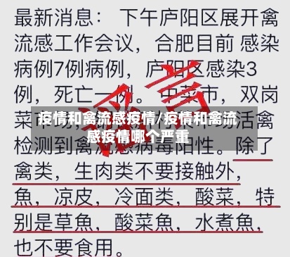 疫情和禽流感疫情/疫情和禽流感疫情哪个严重