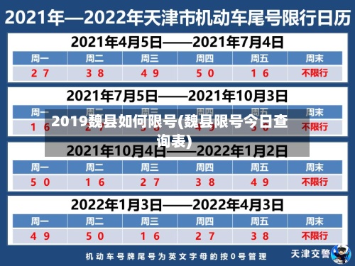 2019魏县如何限号(魏县限号今日查询表)