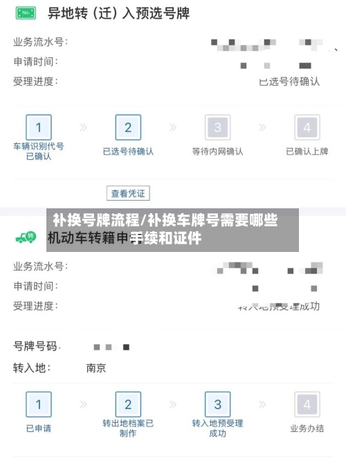 补换号牌流程/补换车牌号需要哪些手续和证件-第2张图片