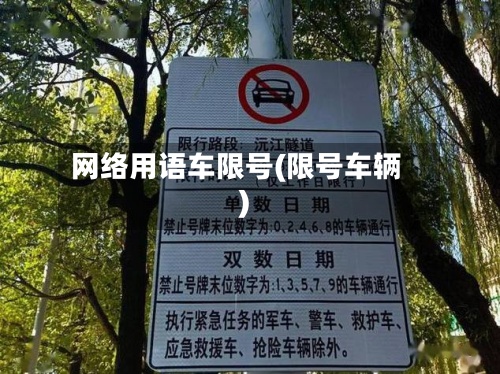 网络用语车限号(限号车辆)-第2张图片