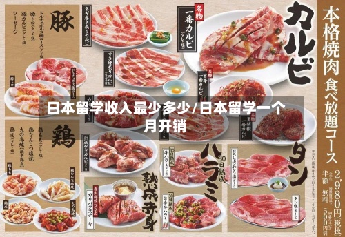 日本留学收入最少多少/日本留学一个月开销-第2张图片