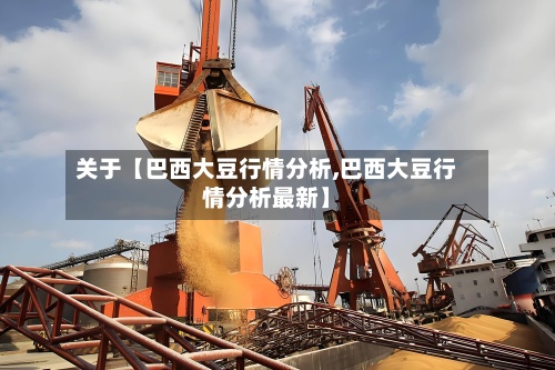 关于【巴西大豆行情分析,巴西大豆行情分析最新】
