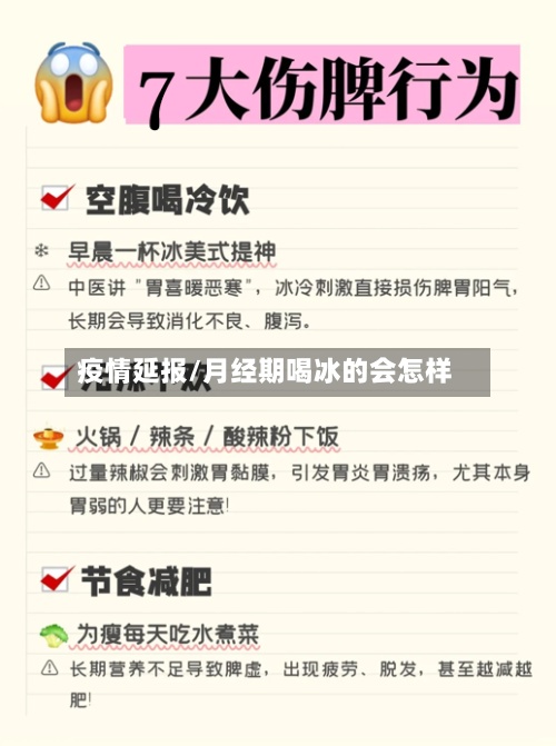 疫情延报/月经期喝冰的会怎样
