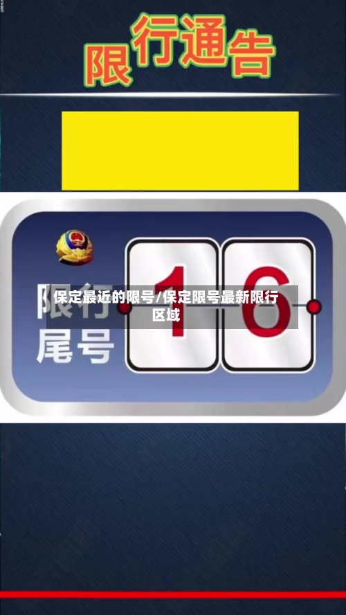 保定最近的限号/保定限号最新限行区域-第2张图片