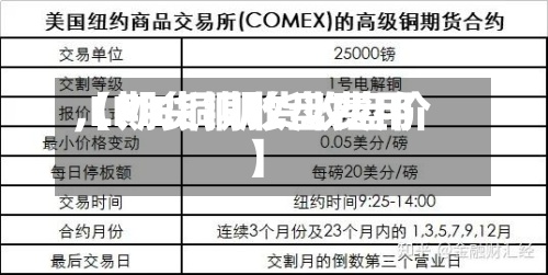 【期货铜收盘费用,LME铜期货收盘价】