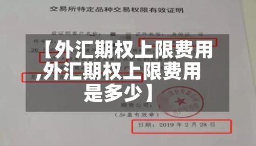 【外汇期权上限费用
,外汇期权上限费用
是多少】-第3张图片
