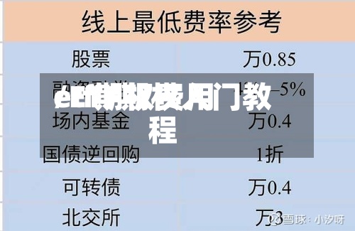 etf期权费用/ETF期权入门教程