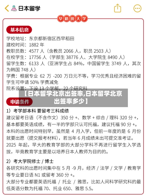 【日本留学北京出签率,日本留学北京出签率多少】