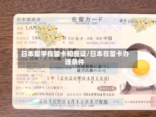 日本留学在留卡和签证/日本在留卡办理条件