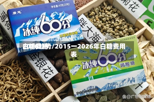白糖费用2016趋势/2015一2026年白糖费用表