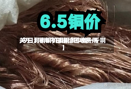 关于【河南今日铜价回收费用,今日河南铜价废铜多少钱一斤啊】-第2张图片